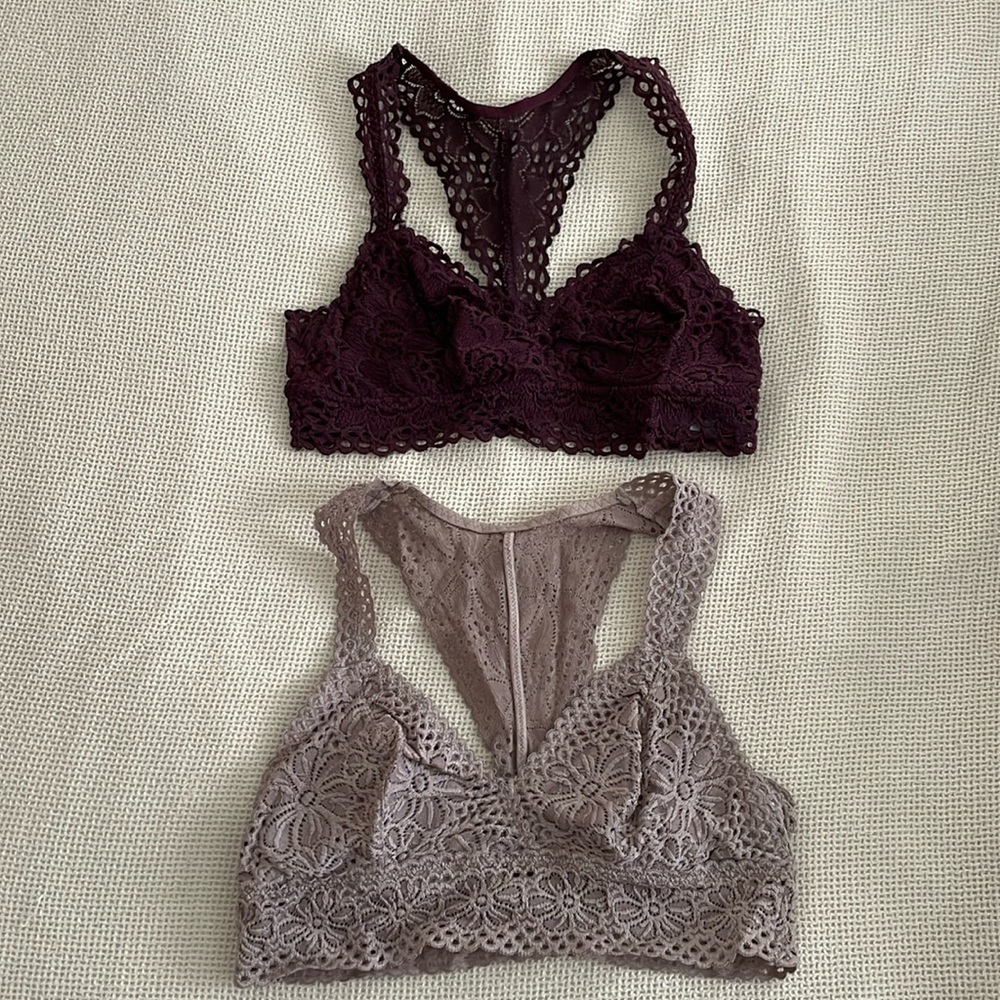 AERIE racerback bralettes